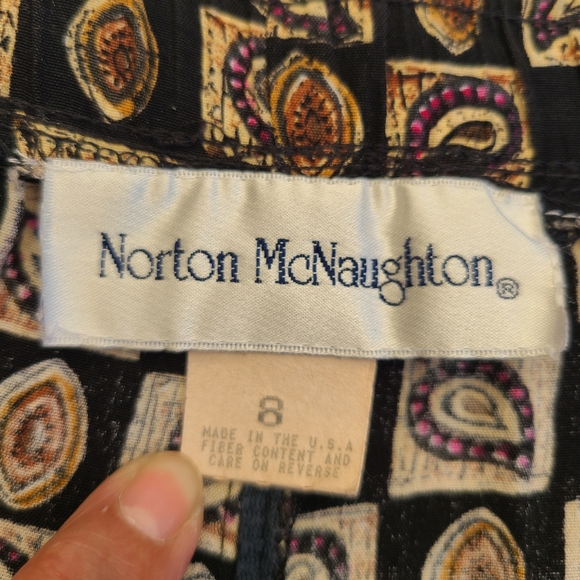 Norton McNaughton Wide Leg Pant Size 8 - Picture 5 of 11